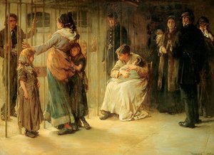 ニューゲート：1878年の裁判への取り組み 作： Frank Holl
