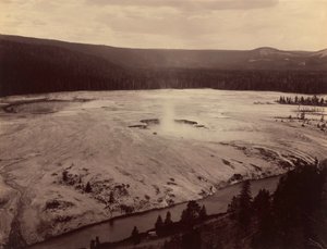 地獄のハーフエーカー、ファイヤーホール川、1884年（写真）