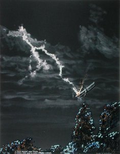 ボーデンでの訓練中の悲劇的な事件 (混合メディア) 作： Frank Johnston