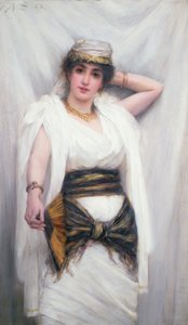 ヨレッタ1888（油彩・パネル） 作： Frank Markham Skipworth