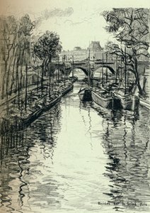 セーヌ川のはしけ、1915