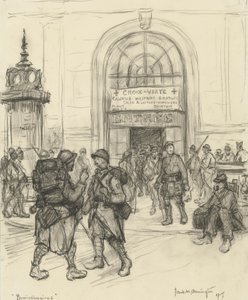 許可書、1917 作： Frank Milton Armington