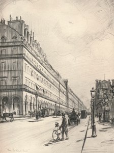 Rue de Rivoli、1915