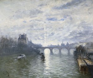 セーヌ川沿いのパリロワイヤル、1895