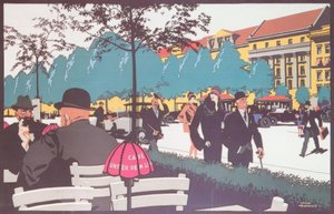 ベルリン、ウンター デン リンデン 作： Frank Newbould