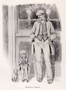 The Sketch』1906年連載「地区別日曜服」より「ベスナル・グリーン 作： Frank Reynolds