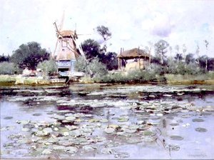 水車用の池 作： Frank Richards