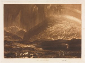 泥炭地、スコットランド、1937年。 作： Frank Short
