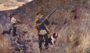 イースト・アングリアの野生生物：飛行時間の海辺の土手、"A Bit Too High"（カラーリトグラフ） 作： Frank Southgate