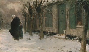 グリーンシャッター：ベルギー、ヴィアティクム、1918年、1930年。 作： Frank Spenlove Spenlove