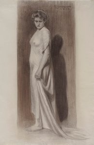 女性の姿 作： Frank Tenney Johnson