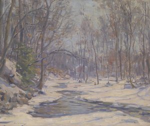 Uma Manhã de Inverno (óleo sobre tela) 作： Frank Townsend Hutchens