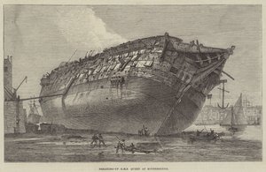 RotherhitheでのHMSクイーンの解散 作： Frank Watkins