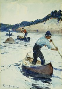 カヌー 作： Frank Weston Benson
