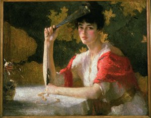 レッド＆ゴールド 作： Frank Weston Benson