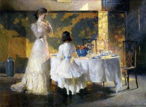 アーティストの娘たち 作： Frank Weston Benson