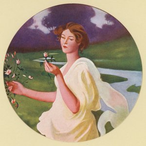 四季春（カラーリトグラフ） 作： Frank Weston Benson