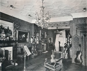 音楽室、キャプテンハーベイズハウス、ハムステッド、c1903 作： Frank William Brookman