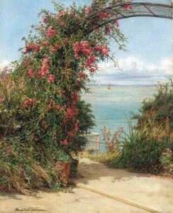 海辺の庭園 作： Frank William Warwick Topham