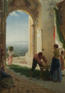 来るイベントのために、1897 作： Frank William Warwick Topham