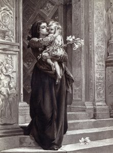 彼のフェットデイ、「レジャーアワー」、1891年 作： Frank William Warwick Topham