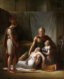Belisariuksen vaimon kuolema (öljy kankaalle) 作： François Joseph Kinsoen