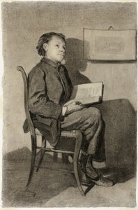 読書する少年 作： François Bonvin