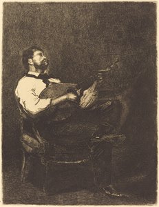 ギター奏者 作： François Bonvin