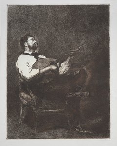 ギター奏者 作： François Bonvin