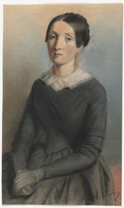 ある女性の肖像 作： François Bonvin