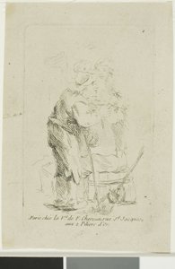 貧しい身なりの農民 作： François Boucher