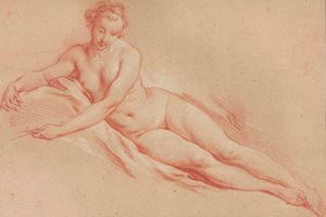 Boucher - 横たわる女性のヌード