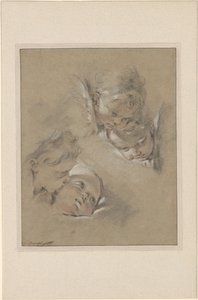 ブーシェ - ケルビムの4つの頭部、III、104b