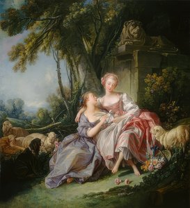ラブレター。 1750 作： François Boucher