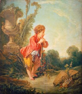 小さなブドウ栽培者 作： François Boucher