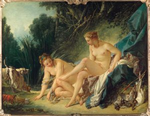 お風呂からダイアン 作： François Boucher