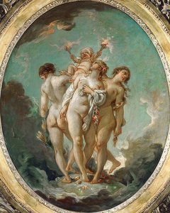 Die drei Grazien mit Amor（Les TroisGrâces） 作： François Boucher