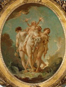 キューピッドの3つの恵み 作： François Boucher