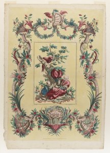 ファイヤースクリーン-味覚 作： François Boucher
