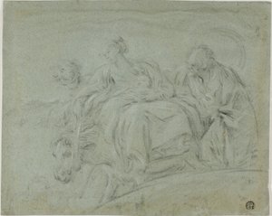 エジプトへの飛行 作： François Boucher