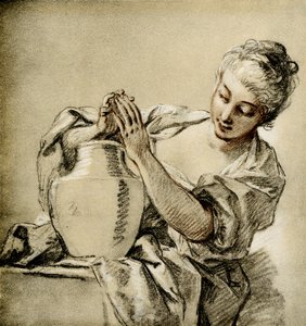 井戸の女の子 作： François Boucher