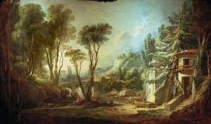 羊飼いの風景 作： François Boucher