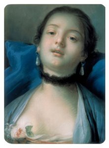 若い女性 作： François Boucher