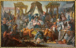 中国の天皇の聴衆 作： François Boucher