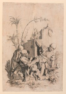 シリーズ Les Cinq Senses (The Five Senses) の La Veue (Sight) 作： François Boucher