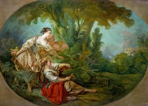 ラポーは言う。ネットで捕まったラポー、ディットロワゾー 作： François Boucher