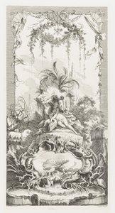 スクリーンの新しい作品のレダ（スクリーンの新しい概念） 作： François Boucher