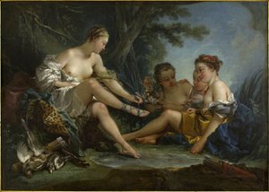 Le Repos des nymphes au retour de la chasse, 別名：Le Retour de chasse de Diane