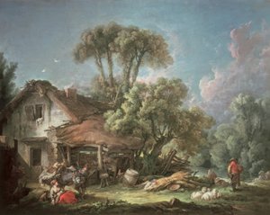 朝 作： François Boucher