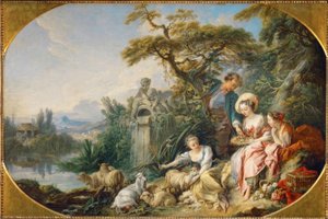 羊飼いのプレゼントや巣 作： François Boucher